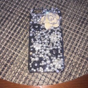 Custom made iPhone 6 bling case